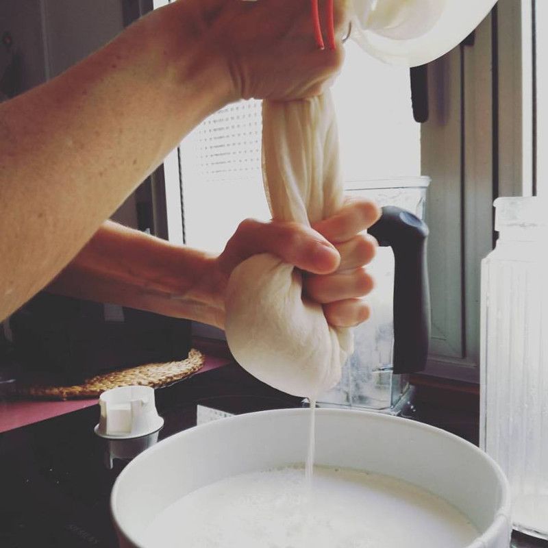 Cómo hacer leche de almendras casera - bolsa de hacer leches
