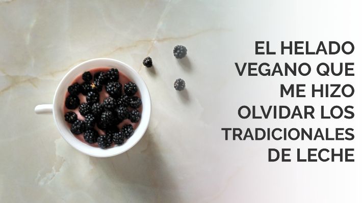 El helado vegano que me hizo olvidar los tradicionales de leche