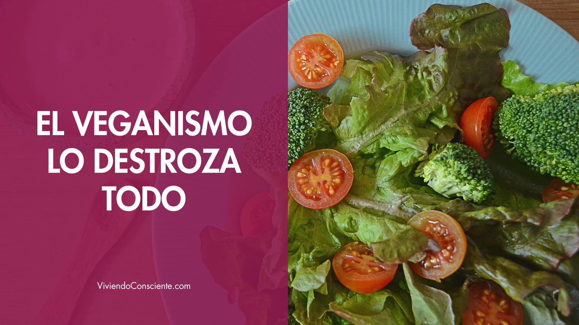 El veganismo lo destroza todo